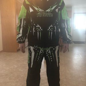 Factory team Arctic Cat arctic wear coat and pants